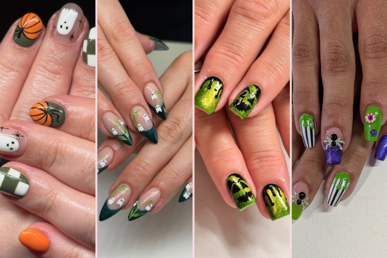 15 Green Halloween Nail Ideas That Deliver Festive Spooky Vibes Without Looking Tacky